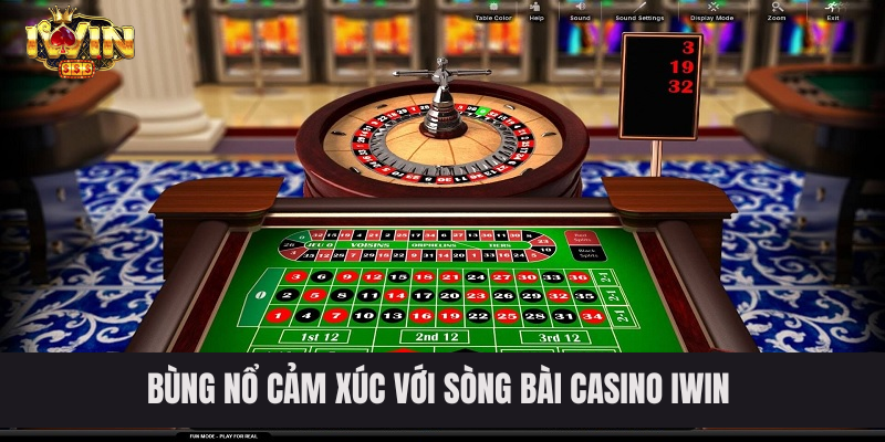 Bùng nổ cảm xúc với sòng bài casino IWIN 