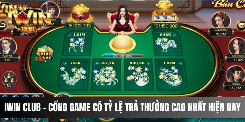 IWIN CLUB - cổng game Có Tỷ Lệ Trả Thưởng Cao Nhất Hiện Nay