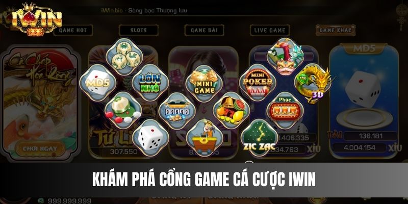 Khám phá cổng game cá cược IWIN